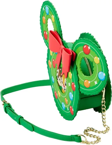 Vista 5 de Loungefly Bolso cruzado con corona de Disney Chip n Dale, Multi colorido