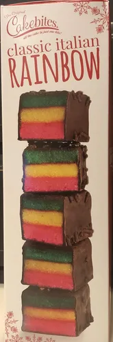 Vista 2 de The Original Cakebites Classic Italian Rainbow 8 paquetes Grab & Go