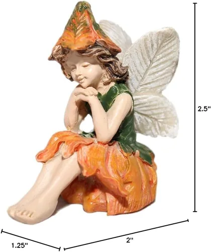 Vista 2 de Fairy Kelley - Figura de jardín en miniatura