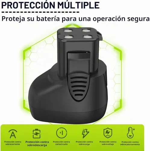 Vista 4 de Batería de 7,2 voltios 3500mAh para Dremel 7700-01 y 7700-02 757-01
