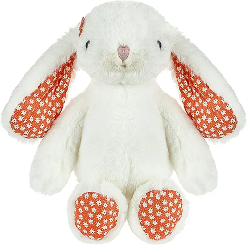 Vista 3 de DILLY DUDU - Conejo de peluche de conejo en flor de azahar, juguete de peluche de 10 pulgadas (crema)