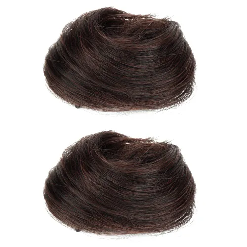 Vista 18 de 2 extensiones de moño de cabello, accesorio de peluca, extensiones de cabello rizado y ondulado, extensiones de cabello recogido, extensión de moño