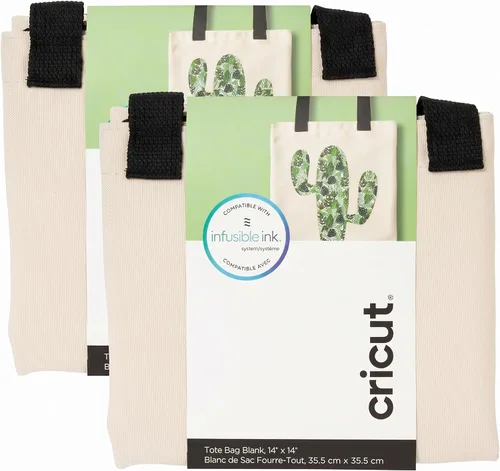 Vista 4 de Bolsa de Tela Cricut en Blanco, Mediana