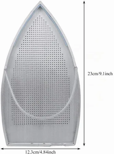 Vista 7 de Zapato de planchado, cubierta de zapato de hierro, protector de placa de hierro, hecho de material de aluminio, antiadherente y duradero