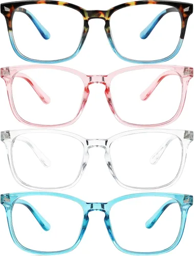 Vista 10 de Yogo Vision Blue Light Blocking Computer Glasses Anti Glare Reduce Eyestrain Eyeglasses for Men and Women