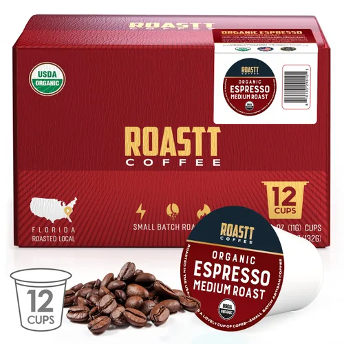 Vista 15 de Cápsulas de café de coco orgánico para cafeteras compatibles con Keurig K Cup, cápsulas de café de coco orgánico con cafeína de tostado medio