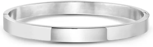 Vista 2 de My Daily Styles Pulsera de acero inoxidable en tono plateado con oración judía Shema Yisrael Sh'ma Israel en hebreo, 7 pulgadas, Acero inoxidable