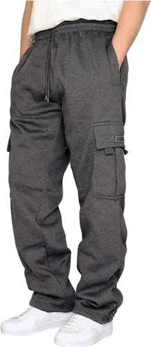 Vista 2 de Pantalones deportivos para hombre, ajuste holgado, pantalones deportivos para hombre, pantalones deportivos para hombre, pantalones deportivos