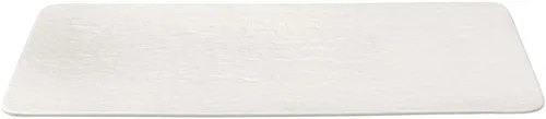 Vista 2 de Villeroy & Boch Manufacture Rock Blanc - Plato rectangular para carne, pescado y verduras, porcelana premium