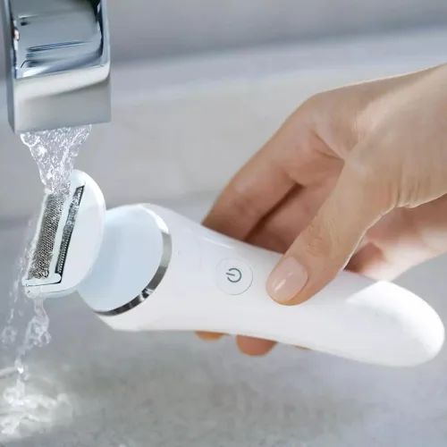 Vista 6 de Cabezal de repuesto BRL130 para afeitadora Philips SatinShave Advanced BRL140 Ladyshave - Lámina de repuesto para afeitadora y cortadora
