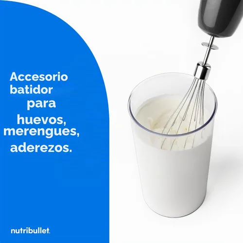 Vista 7 de nutribullet Batidora de inmersión Lite gris oscuro
