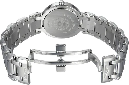 Vista 5 de Longines PrimaLuna Madre de Perla Acero Inoxidable Señoras Reloj L81134716, Tono-plateado, Reloj automático