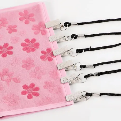 Vista 6 de UPSTORE Paquete de 4 correas ajustables para el cuello con clip de servilleta para ancianos, adultos, bebés