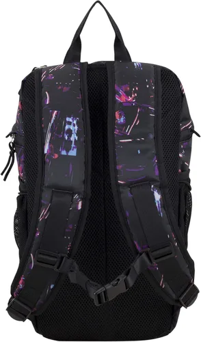 Vista 4 de BODHI Colección Athleisure, Mochila Midi - Estampado Sensorial NegroLigero