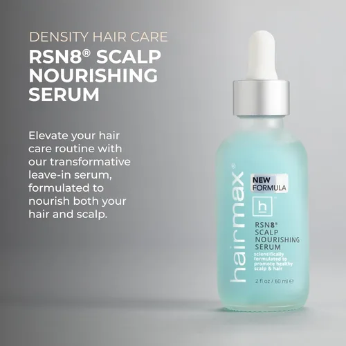 Vista 2 de Hairmax Suero nutritivo para el crecimiento del cabello para mujeres y hombres, promueve un cabello más grueso y fuerte con 47 aceites esenciales