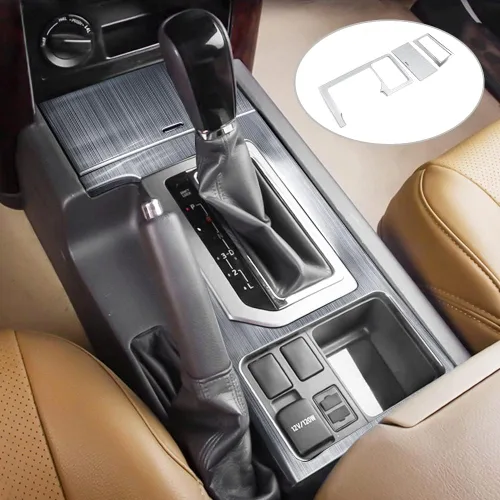 Vista 7 de Para Toyota Land Cruiser Prado 150 2010-2017 Accesorios de modificación decorativa interior Panel de caja de cambios central Lc150 Fj150