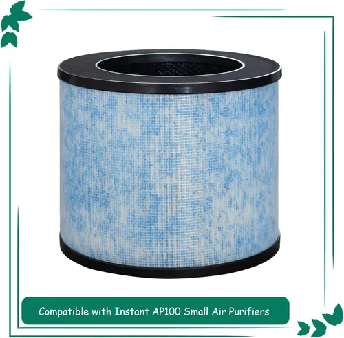 Vista 2 de Repuesto de filtro F100, compatible con el purificador de aire pequeño Instant® AP100, filtro HEPA verdadero de grado H13 con revestimiento