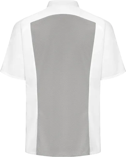 Vista 2 de Red Kap Abrigo de chef raglán Airflow para hombre con Oilblok