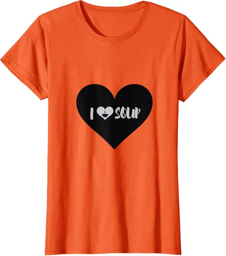 Vista 37 de I Love Soup - Camiseta de regalo con forma de corazón, Blanco, S Asfalto