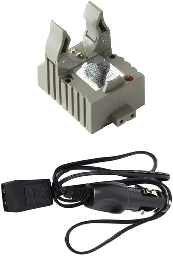Vista 3 de STREAMLIGHT Soporte de cargador Strion con cable de carga de coche de 12 V CC, diseñado para su uso con linternas de la serie Strion