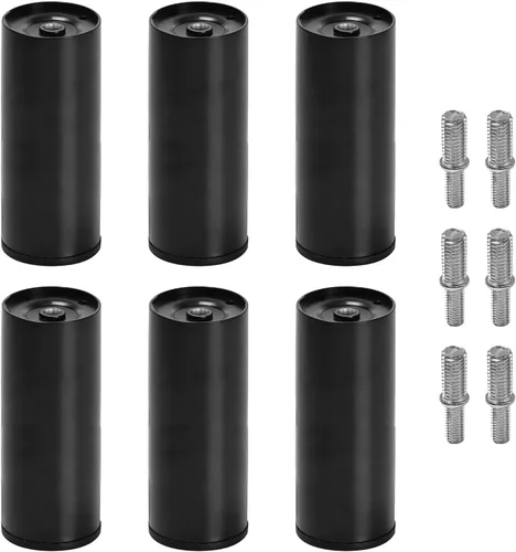 Vista 25 de Patas de metal de 2 pulgadas de repuesto para base de cama ajustable eléctrica, tornillo no ajustable en patas cortas