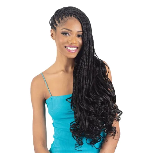 Vista 4 de FREETRESS BRAIDS 3 trenzas rizadas francesas de 22 pulgadas (paquete de 3, 1)