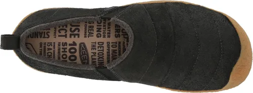 Vista 5 de KEEN Pantuflas clásicas para hombre, Negro