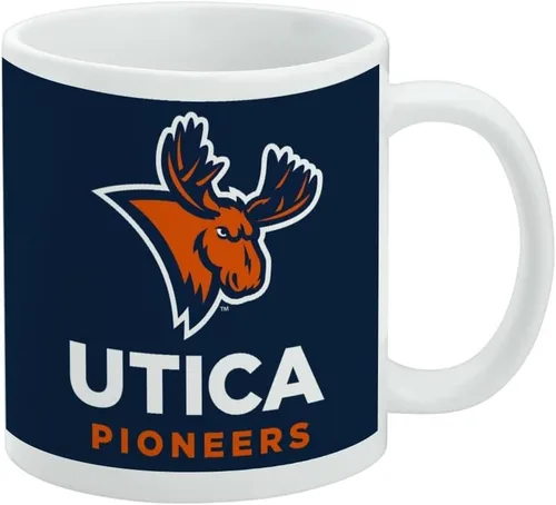 Vista 511 de Taza de cerámica con el logotipo principal de la Universidad Rider, taza de regalo novedosa para café, té y bebidas calientes, 11oz, blanca