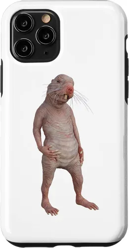 Vista 29 de Live Weird - Carcasa para iPhone 17, diseño de ratas topos desnudas