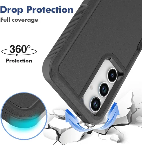 Vista 198 de Jeylly Compatible con Samsung Galaxy A22 5G Funda, Funda Samsung A22 5G con 2pcs protectores de pantalla de vidrio templado