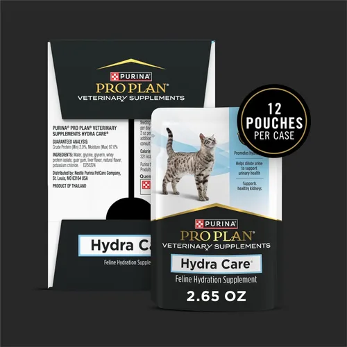 Vista 10 de Suplementos veterinarios Purina Pro Plan Hydra Care para gatos - (Paquete de 24) Bolsas de 2.65 oz