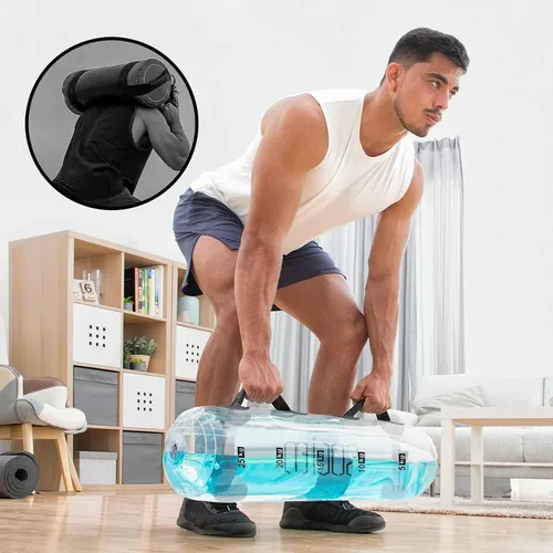 Vista 5 de Bolsa de Pesos de Agua Aqua, Alternativa de Bolsa de Arena para Entrenamiento de Fuerza Bolsa de Arena para Entrenamiento de Fuerza Equipo