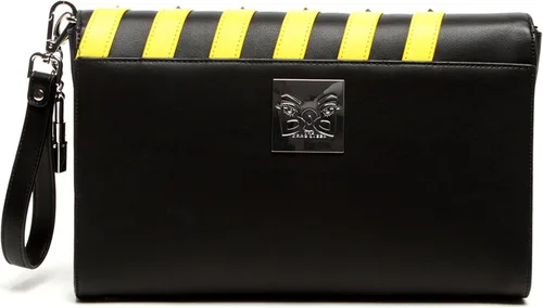 Vista 3 de LUX de Ville X Bob el drag queen Robot Studded Embrague cartera