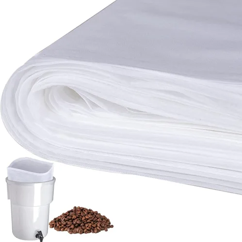 Vista 7 de Paquete de 50 filtros de café frío, bolsas comerciales de 20 x 20 pulgadas, para café de hasta 5 libras, bolsa de filtro, 5 galones Blanco 50Pack