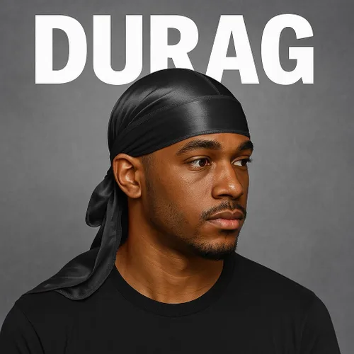 Vista 9 de Premium Durag Pack for Men, Silky Doo Rag for 360 540 720 Waves