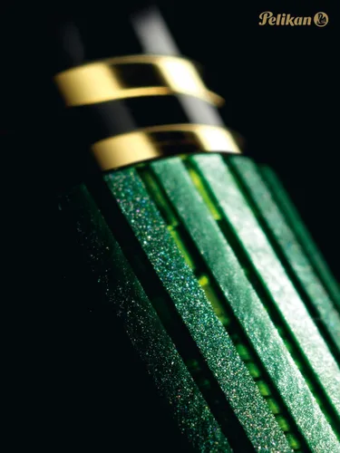 Vista 8 de PELIKAN Souveran M800 995670 - Pluma estilográfica, extra fina, negro/verde