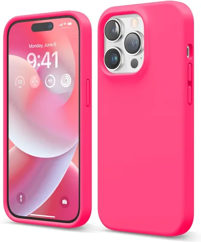 Vista 25 de elago Compatible con Funda para iPhone 14 Pro, Funda de Silicona Líquida, Cubierta Protectora de Cuerpo Completo, A Prueba de Golpes, Funda Delgada