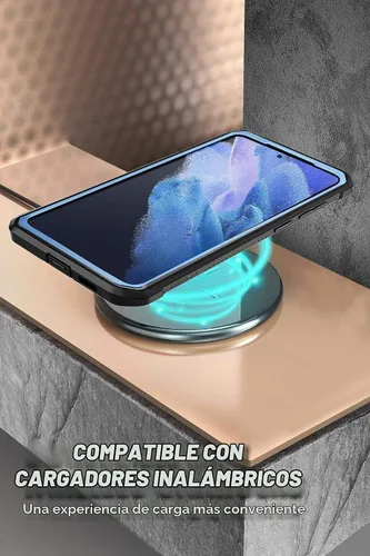 Vista 7 de SUPCASE Funda para Samsung Galaxy S21 5G con Soporte (Unicorn Beetle Pro), [Clip de Cinturón Integrado] Funda Protectora de Servicio Pesado