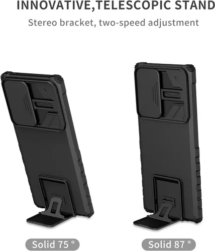 Vista 4 de Asuwish Funda de teléfono para Samsung Galaxy Note 20 Glaxay Note20 5G con protector de pantalla y cubierta deslizante para cámara con función