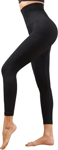 Vista 2 de Activewear - Leggings de cintura alta gruesa para adelgazar el cuerpo
