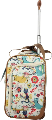 Vista 7 de Lily Bloom Designer - Maleta de viaje de 15 pulgadas para viajes cortos fin de semana negocios equipaje ligero maleta de 2 ruedas giratorias bajo