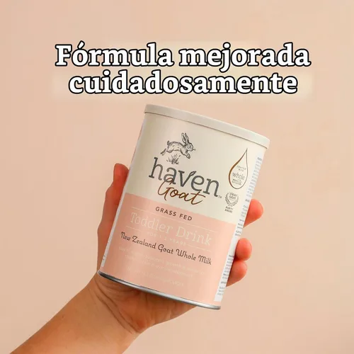 Vista 3 de Haven Fórmula de Cabra para Niños Pequeños, Leche de Cabra Entera en Polvo de Cabras Alimentadas con Pasto para Niños Pequeños con Probióticos