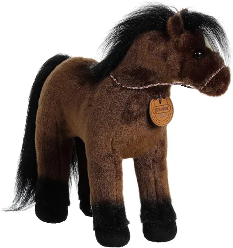 Vista 3 de Aurora Exquisito animal de peluche Breyer Showstoppers de pura sangre, detalles realistas para juegos imaginativos, perfecto para niños, adultos