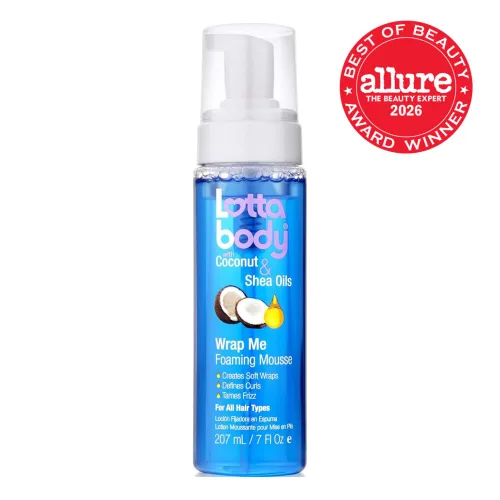 Vista 2 de Lottabody Coconut & Shea Wrap Me Espuma Mousse, 7 onzas