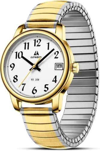 Vista 9 de LN LENQIN Relojes para mujer, reloj de cuarzo analógico de acero inoxidable para mujer, impermeable, fácil de leer, reloj de pulsera para mujer