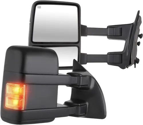Vista 25 de Espejos de remolque aptos para Ford 1999-2007 para F250 para F350 para F450 para F550 Super Duty Truck 2000-2005 para Ford para espejos de remolque