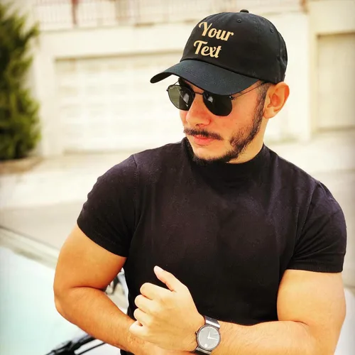 Vista 6 de Gorra de béisbol bordada personalizada, tu propio texto, sombreros personalizados para papá