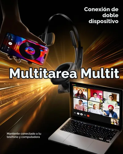 Vista 7 de Auriculares Bluetooth Trucker con auriculares inalámbricos MFB