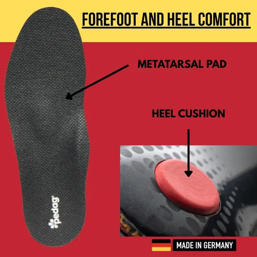 Vista 5 de Pedag Fascitis plantar Fabricado en Alemania Plantillas ortopédicas con soporte de arco para hombres y mujeres Insertos de zapatos moldeables
