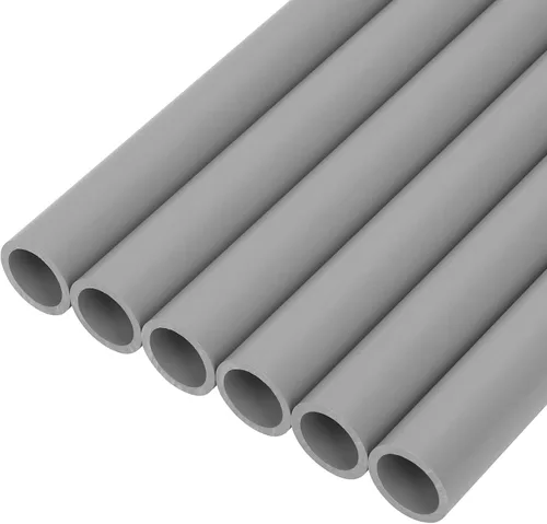 Vista 11 de 4 tubos de PVC de 1-1/2 pulgadas de largo, tubo rígido de PVC Sch40 de 17 pulgadas de largo, tubos redondos de tubería para instalación de cableado
